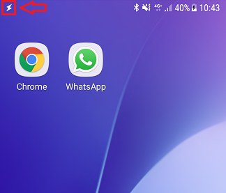 Icono de Tasker en la barra de notificaciones
